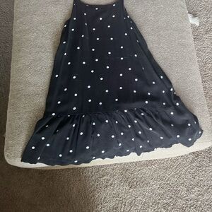 Old Navy Black and White Polka Dot Dress